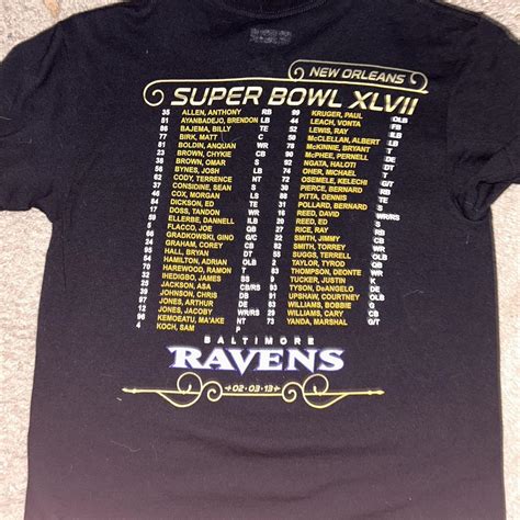 Vintage Ravens 2013 Super Bowl T AMAZING condition... - Depop