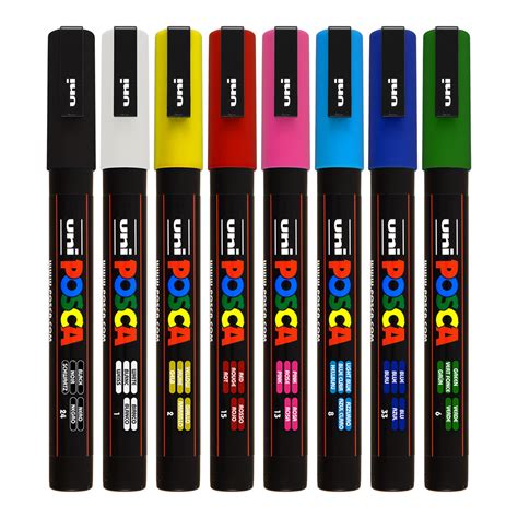 Uni Posca Markers Pc M Set Spraydaily