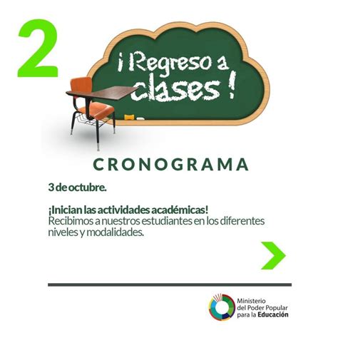 Este Es El Cronograma Para El Regreso A Clases La Otra Versi N