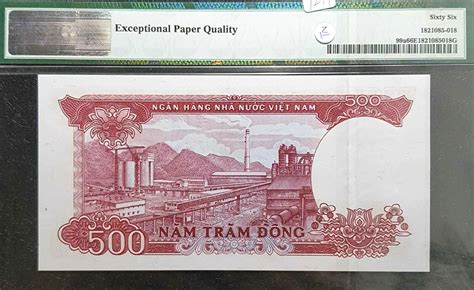 Pmg Gem Epq Unc Vietnam Dong Banknote Free B Note