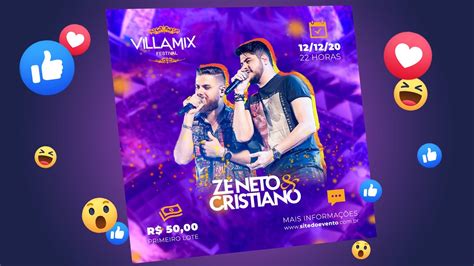 Como Criar Banner Digital Para Festas No Photoshop Youtube