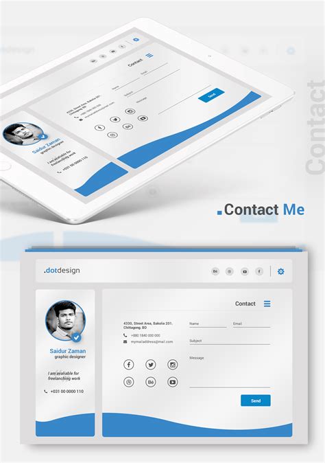 Personal Portfolio CV/Resume PSD on Behance