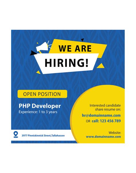 We Are Hiring Template Free Prntbl Concejomunicipaldechinu Gov Co