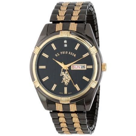 U S Polo Assn Classic Men S USC80047 Two Tone Watch Black Dial Watch