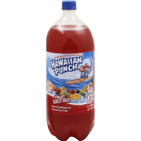 Hawaiian Punch Fruit Juicy Red 2 L Bottle Fruit Flavors Carlie Cs