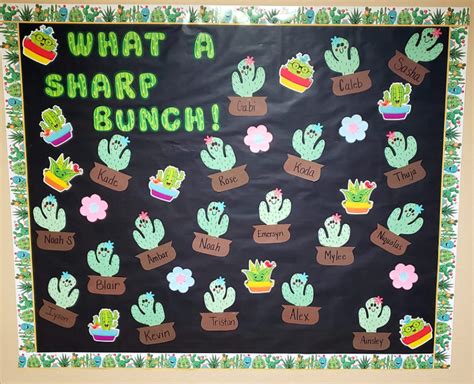 Cactus Classroom Decor And More Nyla S Crafty Teaching