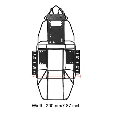 Full Tube Frame Metal Chassis Metal Body Roll Cage For 110 Rc Crawler Truck Axial Scx10 Ii