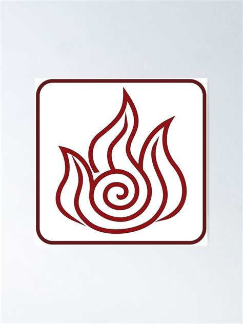 Avatar The Last Airbender Fire Nation Symbol Spiral Notebook For Sale