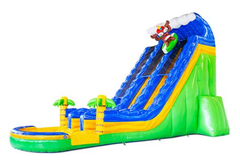 Toboggan Aquatique D22 Hawaii Gonflables De Fête Dété Jb Gonflables