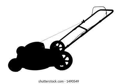 Lawn Mower Silhouette Images, Stock Photos & Vectors | Shutterstock