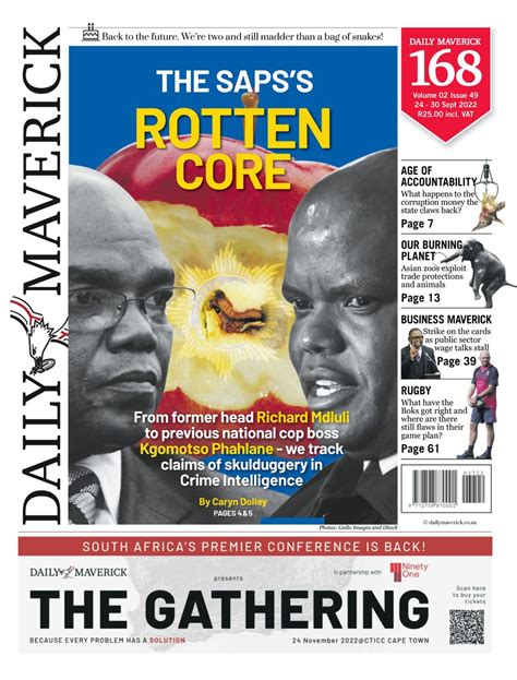 Daily Maverick September 24 2022 Newspaper Get Your Digital Subscription