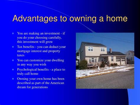 Ppt Advantages And Disadvantages Of Renting Or Owning A Home