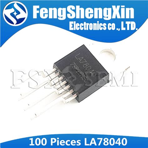 100 개/몫 LA78040 78040 LA78040B LA78040N TO 220 7 필드 스캔 칩|반도체 집적회로 ...