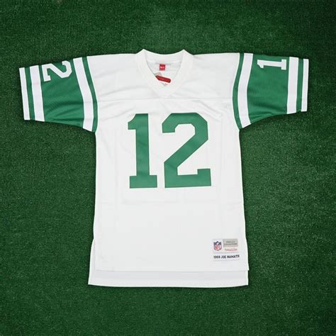 Joe Namath Newyork Jets Nfl Mitchell Ness Men S Legacy White