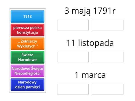 Wydarzenia Historia 4 Klasa Posortuj