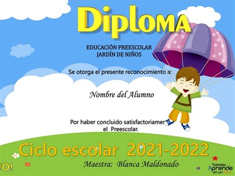 DIPLOMA 3 Para Hacer Diplomas De Estudios Pptx