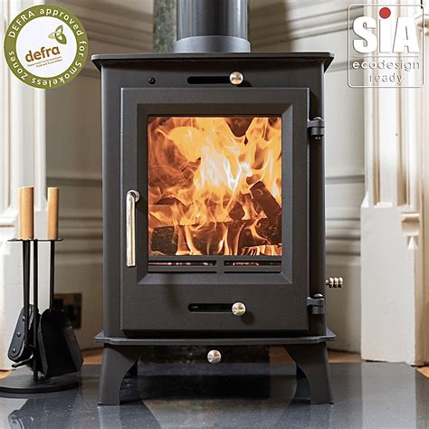 Defra Approved Efficient Ottawa Kw Contemporary Wood Burning Stove