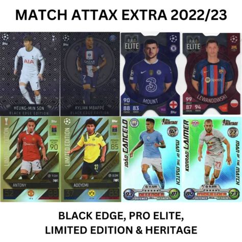 MATCH ATTAX EXTRA 22 23 2023 Black Edge Pro Elite Edizione Limitata