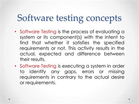 PPT Chapter 1 Introduction To Software Testing 322235 Software