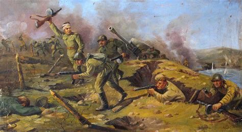 Картина «Солдаты в бою», Гусев Н.И., 1 300.00 руб, купить с доставкой ...