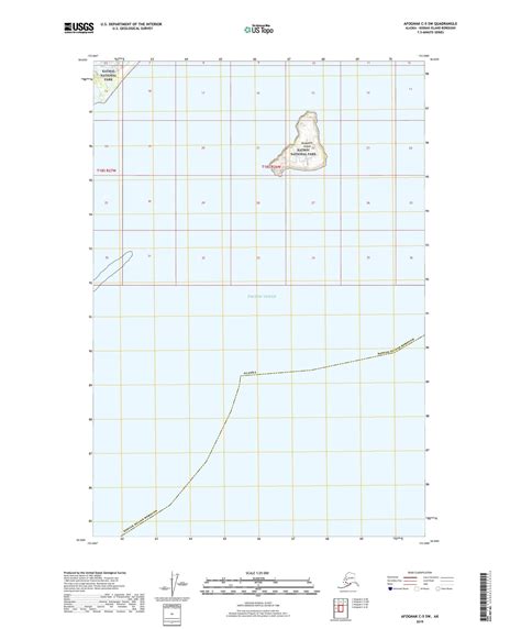 Afognak C-5 SW Alaska US Topo Map – MyTopo Map Store