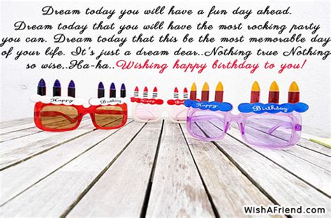 Funny Birthday messages