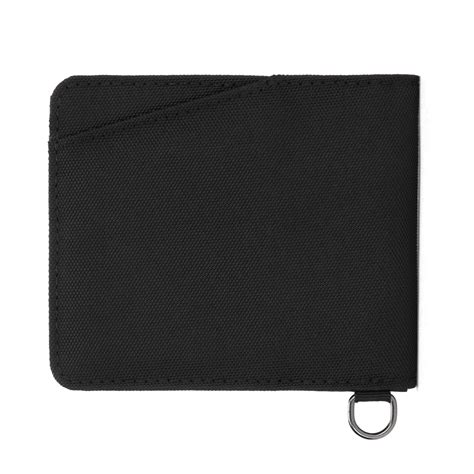 Pacsafe Rfidsafe Bifold Wallet Black Aspire Adventure Equipment