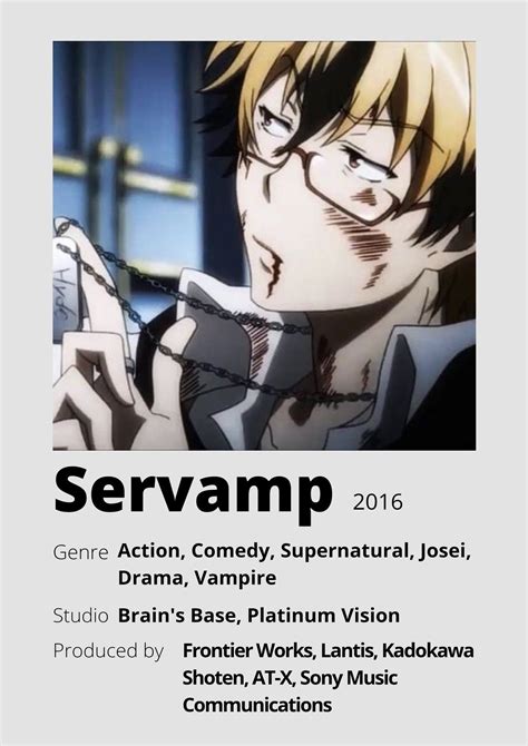 Servamp Anime Poster