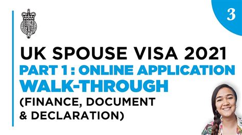 Uk Spouse Visa Part Online Application Walk Through