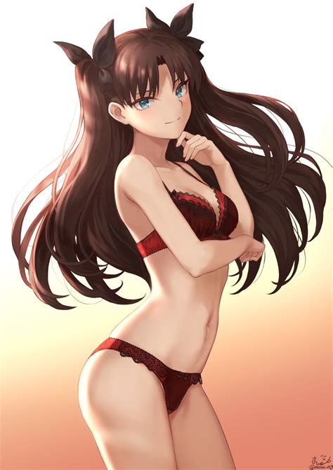 Tohsaka Rin Fate And 1 More Drawn By Mashuunekonooyashiro Danbooru