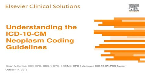 Pdf Understanding The Icd 10 Cm Neoplasm Coding Guidelines Dokumentips