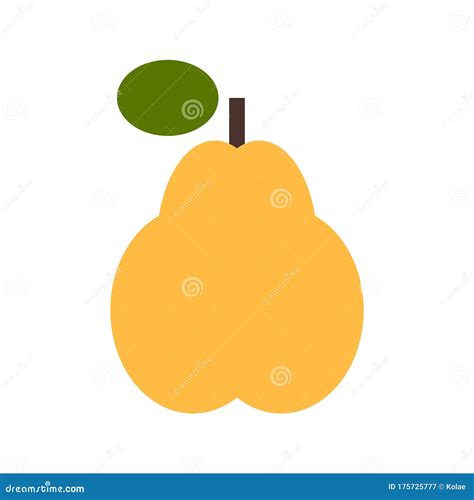 Pear Icon Stock Vector Illustration Of Fresh Healthy