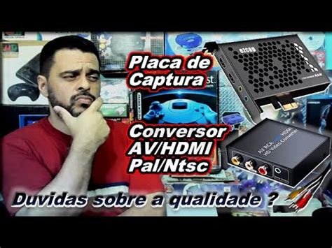 Placa De Captura Ezcap 324b Mais Conversor AV To HDMI Pal M Ntsc