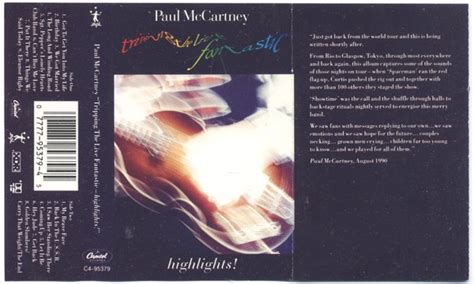 Paul Mccartney Tripping The Live Fantastic Highlights 1990 Xdr