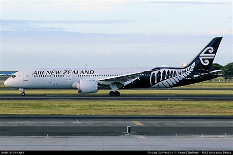 Aircraft Photo Of Zk Nzj Boeing Dreamliner Air New Zealand