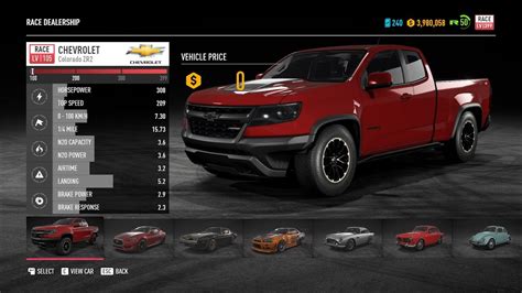 Nfs Vn Nfs Payback Dealership Race Chevrolet Colorado Zr Youtube