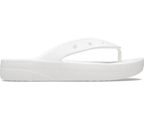 Crocs Classic Platform Flip White – Eufraimidis