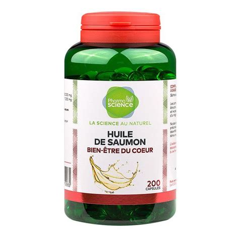 Les capsules d huile de saumon Pharmascience sont des compléments