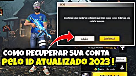 Desbanir Conta Ff Pelo Id 2025 - COMO RECUPERAR CONTA PELO ID COMO DESBANIR CONTA DO FREE FIRE BANIDA ...