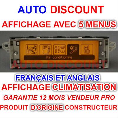 Peugeot Ecran D Affichage Rd Radio Lcd Multi Fonction C