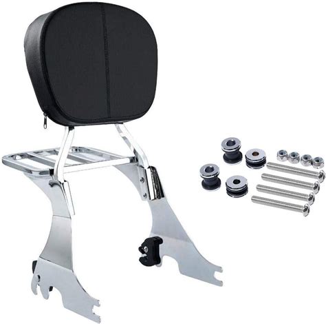 Chrome Passenger Backrest Sissy Bar Triple Plating Wpad ＆ Stealth