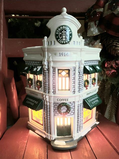 1995 Dept 56 The Original Snow Village Starbucks Coffee 54859 Christmas