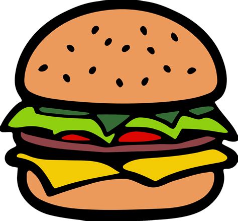 Hamburger isolated vector illustration 25902132 Vector Art at Vecteezy