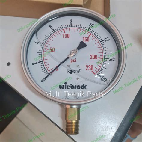 Jual Pressure Gauge Raket Stainless Kuningan Inch Bar Psi