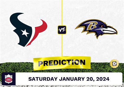 Houston Texans Vs Baltimore Ravens Prediction Odds Nfl Picks