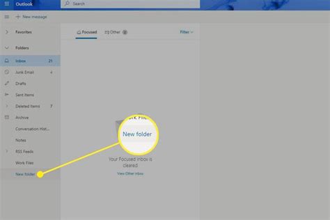 How To Create New Folders To Organize Mail In Outlook