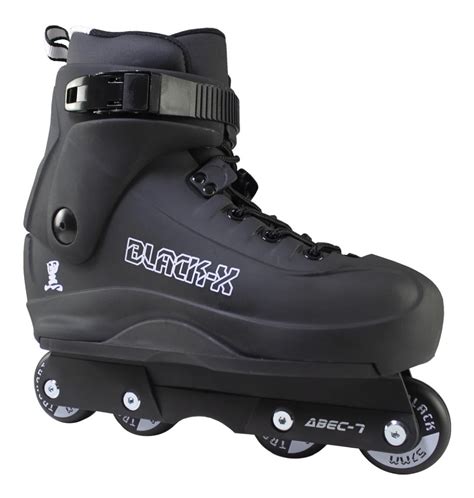 Patins Street Aggressive Traxart Black X 57mm Abec 7 Cromo