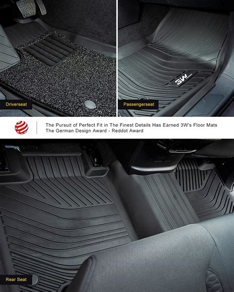 Buy 3W Floor Mats Compatible For 2022 2023 Toyota Tundra Custom Fit