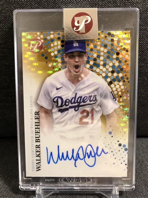 50枚限定 2022 topps PRISTINE WALKER BUEHLER GOLD PRISTINE REFRACTOR