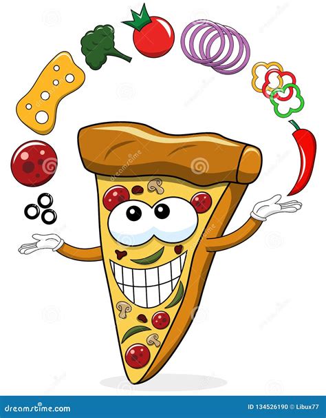 Pizza Toppings Cartoon Stock Illustrations – 380 Pizza Toppings Cartoon ...